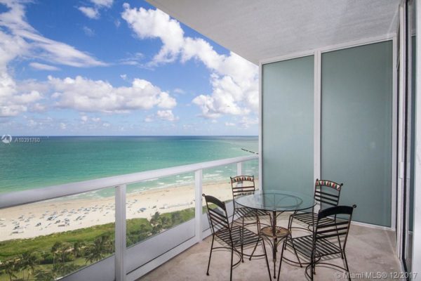 Fully furnished Summer Rental with 2 Bedrooms at Continuum South Beach (June until December 2019)